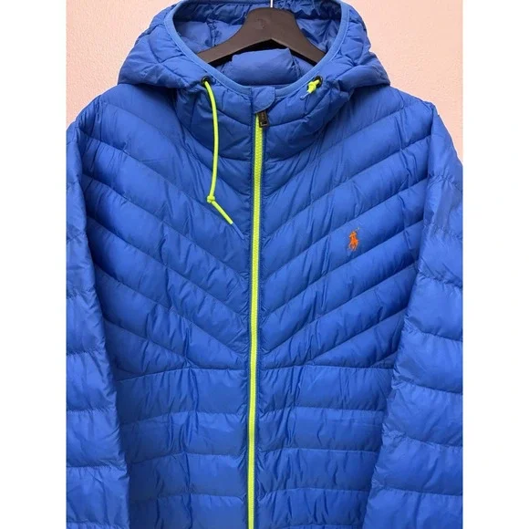 NWOT POLO‎ RALPH LAUREN The Colden Packable Hooded Puffer Jacket Full Zip Sz 2XL - Picture 5 of 10